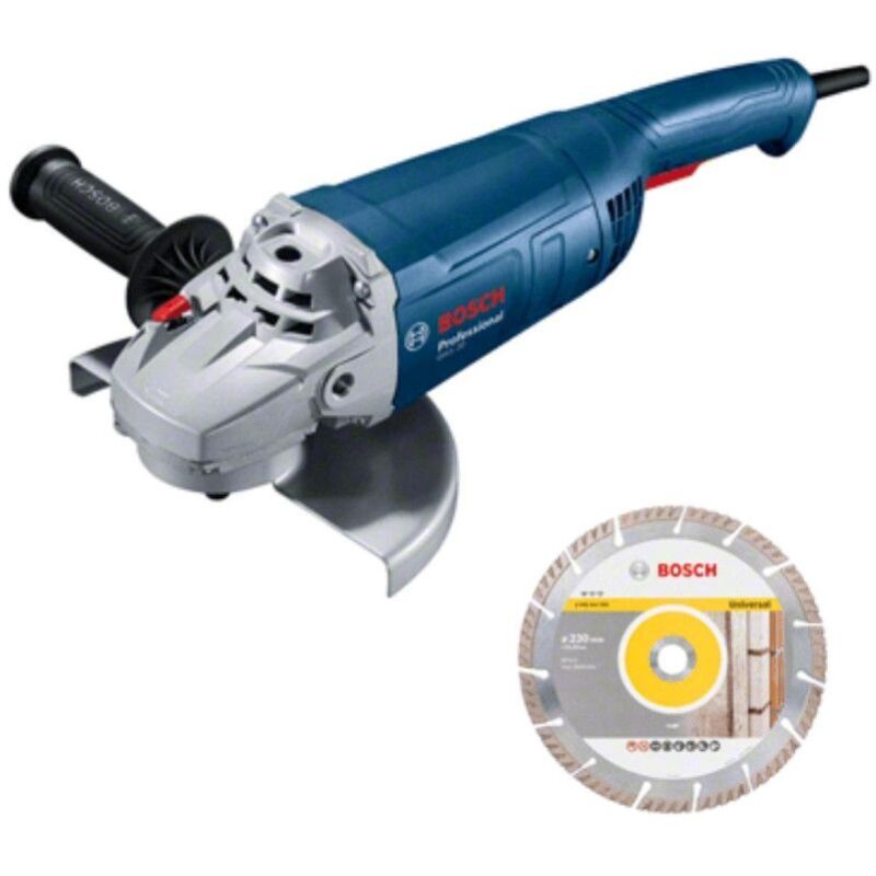 Meuleuse dangle Bosch Professional gws 20-230 p 06018C1104 230 mm + disque à tronçonner 2000 w