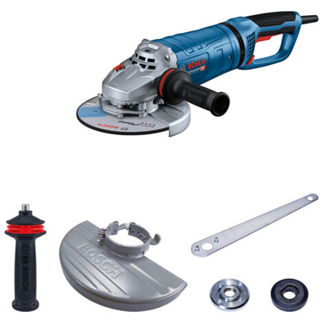 Bosch – Meuleuse angulaire 180 mm 2700 W – Vitesse 6900-8500 min-1 – Poignée Vibration Control – Pour métal, pierre et carrelage - GWS 27-180 JR