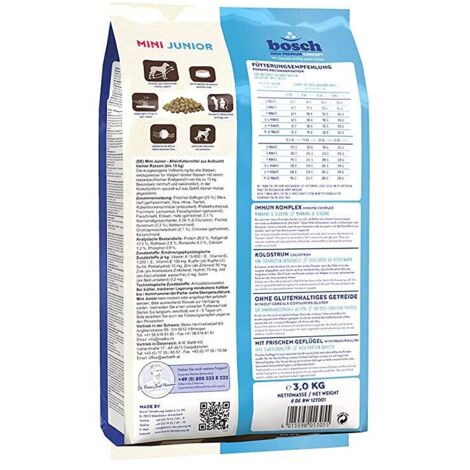 Bosch MINI JUNIOR Chiot 3 kg