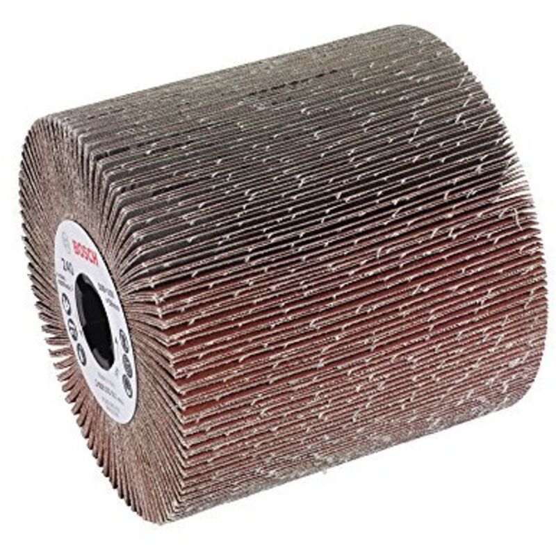 Rullo abrasivo a lamelle, 19 mm, K 80, 100 mm