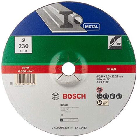 BOSCH Mola Sbavo Con Depresso Metallo 230 X 22,23 X 6,0 Mm