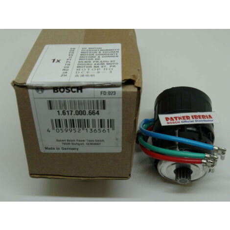 Bosch – Moteur électrique 1617000664 36V – Pour GBH 36 V-Li – Moteur à courant continu – Idéal pour béton armé