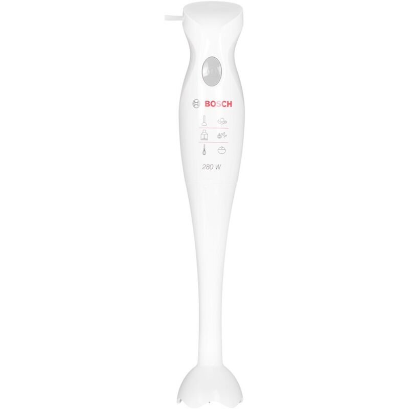 Bosch - MSM6B100 - mixeur plongeant, 280 watts, argent/blanc