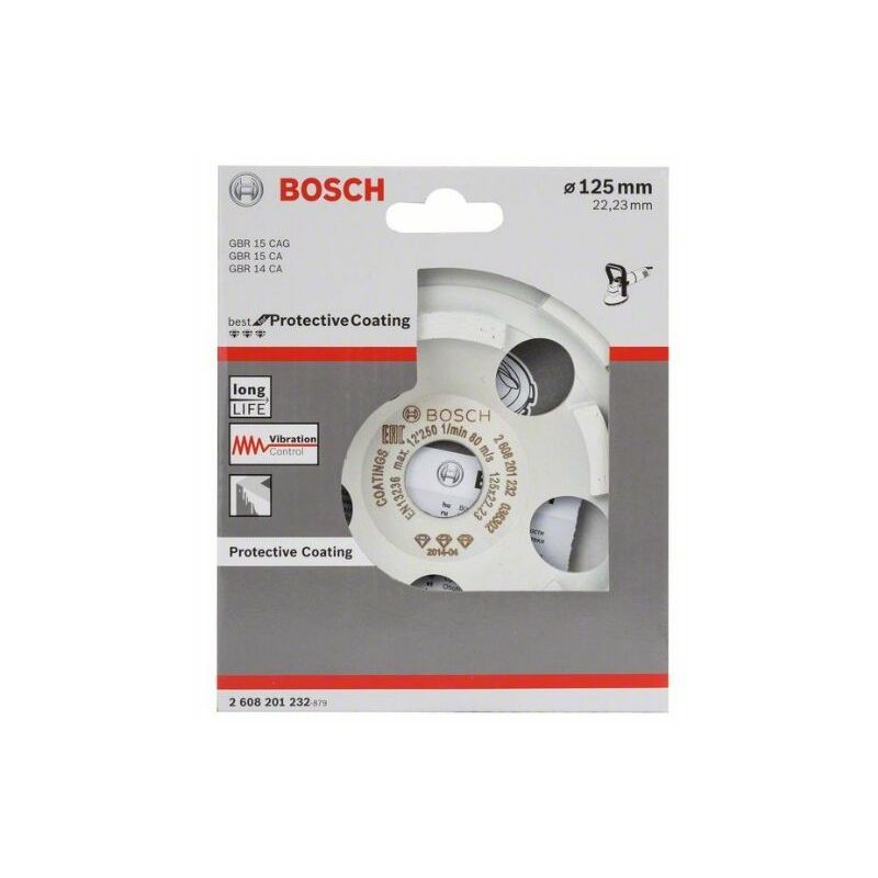 

Vaso: Best Protective Coat:125X22,23X4,5 - Bosch