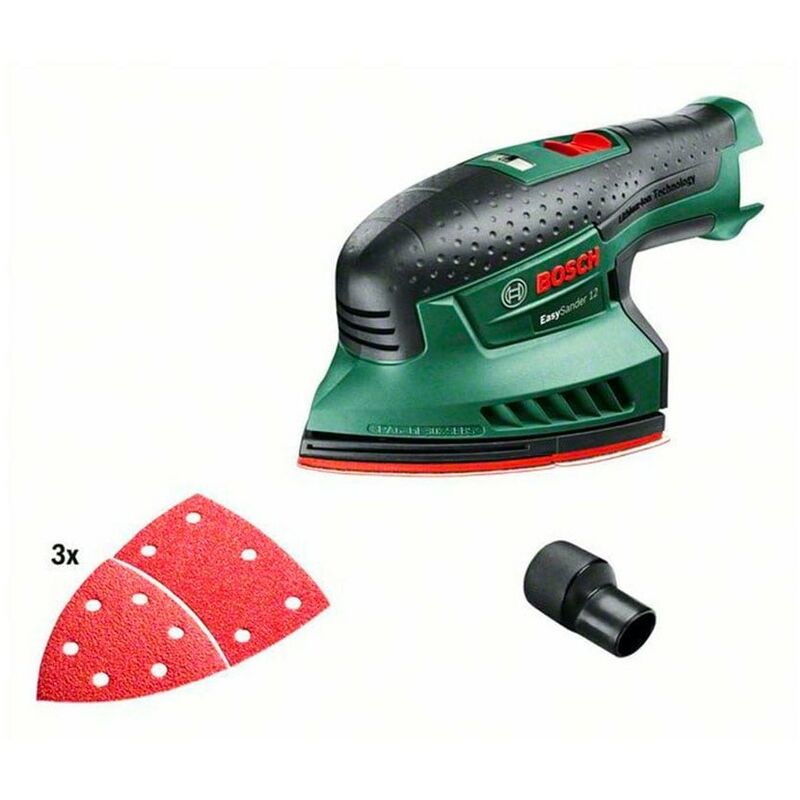 

060397690B Multilijadora delta a batería EasySander 12 12V Syneon chip 22000opm PowerAutomatic ECP - Bosch