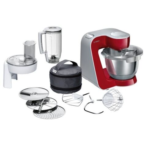 Bosch MUM58720 Robot de cocina rojo oscuro y plata