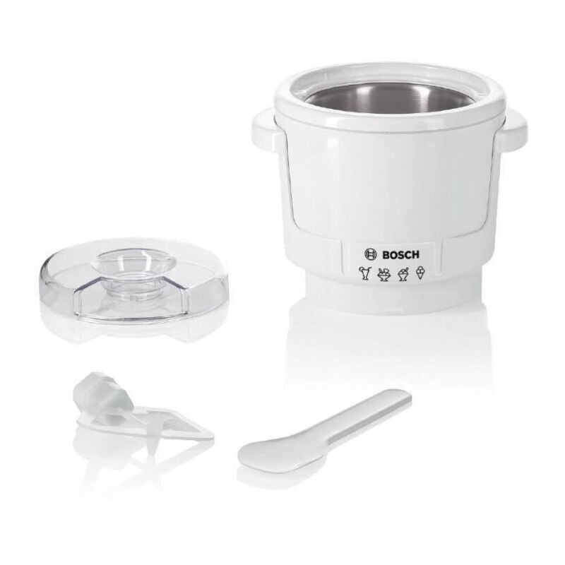 Accessoire sorbetiere - BOSCH - MUZ5EB2 - Pour Kitchen machine MUM5 - Réfrigérant a double paroi - Max. 550 g de glace