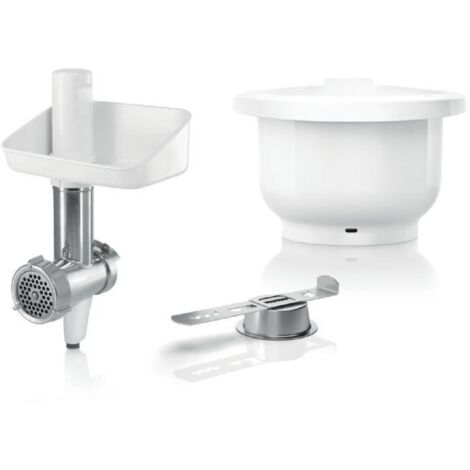Bosch MUZS2BS Kit accessoires blanc et argent pour robot pâtissier