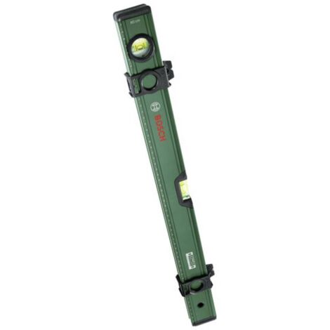 Bosch Niveau a bulle 60 cm (2 curseurs, fioles horizontale/verticales fluo, échelle métrique, rainure en V)