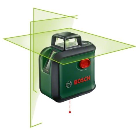 Bosch Nivel Láser de Líneas cruzadas AdvancedLevel 360 (3 líneas de láser, incl. 360° para la alineación por toda la estancia, en caja de cartón)