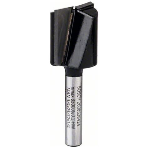 Bosch Nutfräser 1/4&quot Ø 19 mm L 19,6 mm G 51 mm - 2608628414