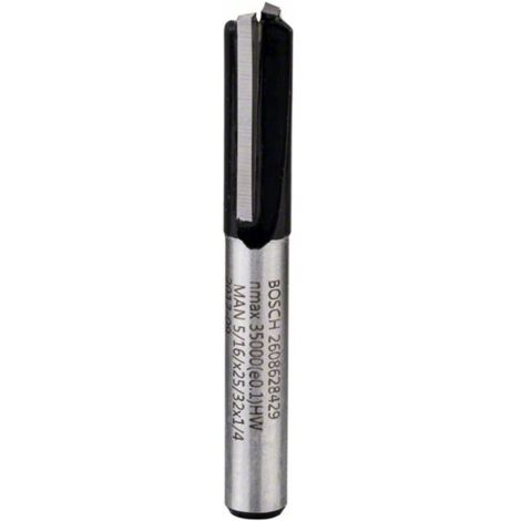 Bosch Nutfräser 1/4&quot Ø 8 mm L 19,6 mm G 51 mm - 2608628429