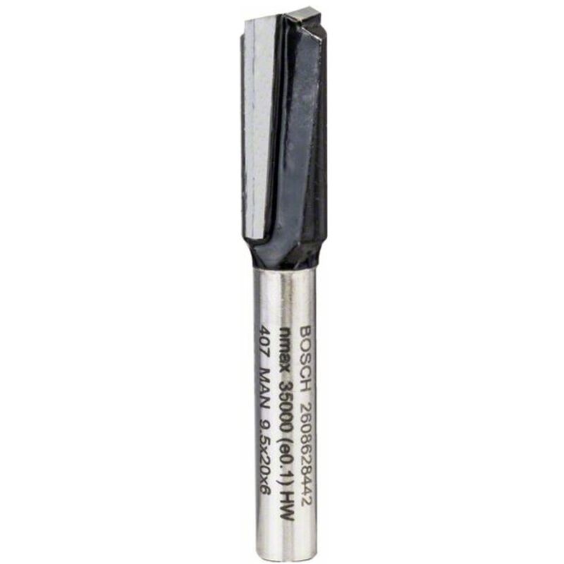 Bosch Nutfräser Standard For Wood 6 Mm D1 9, 5 Mm L 19, 5 Mm G 51 Mm