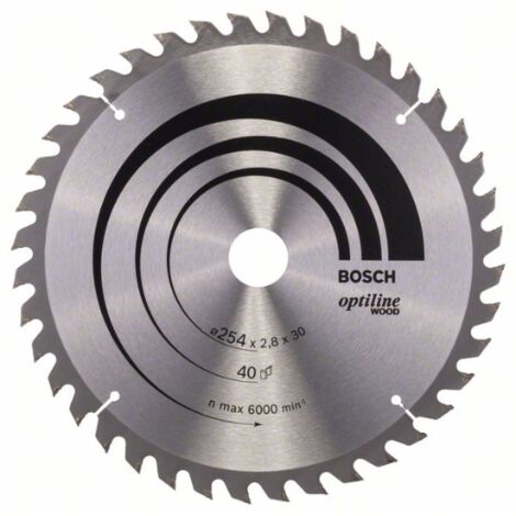 Bosch Optiline Wood lama per sega circolare 254 mm 40 denti