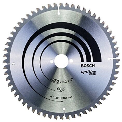Bosch Optiline Wood Lama per troncatrice 250x30 mm per legno