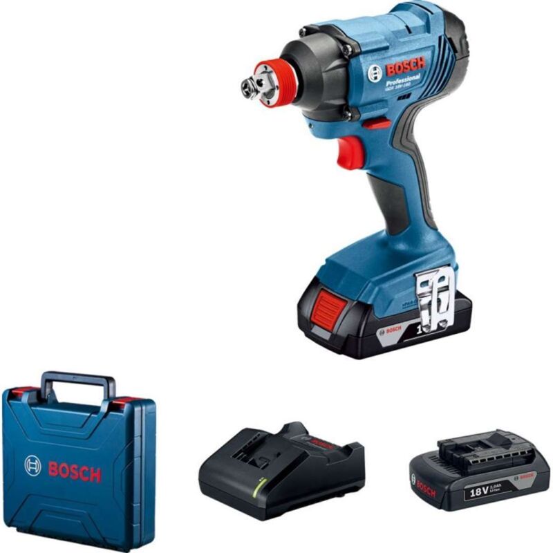 Clé À Chocs Bosch GDX 180-LI – 18V, 180 Nm, 2 Batteries 2.0Ah