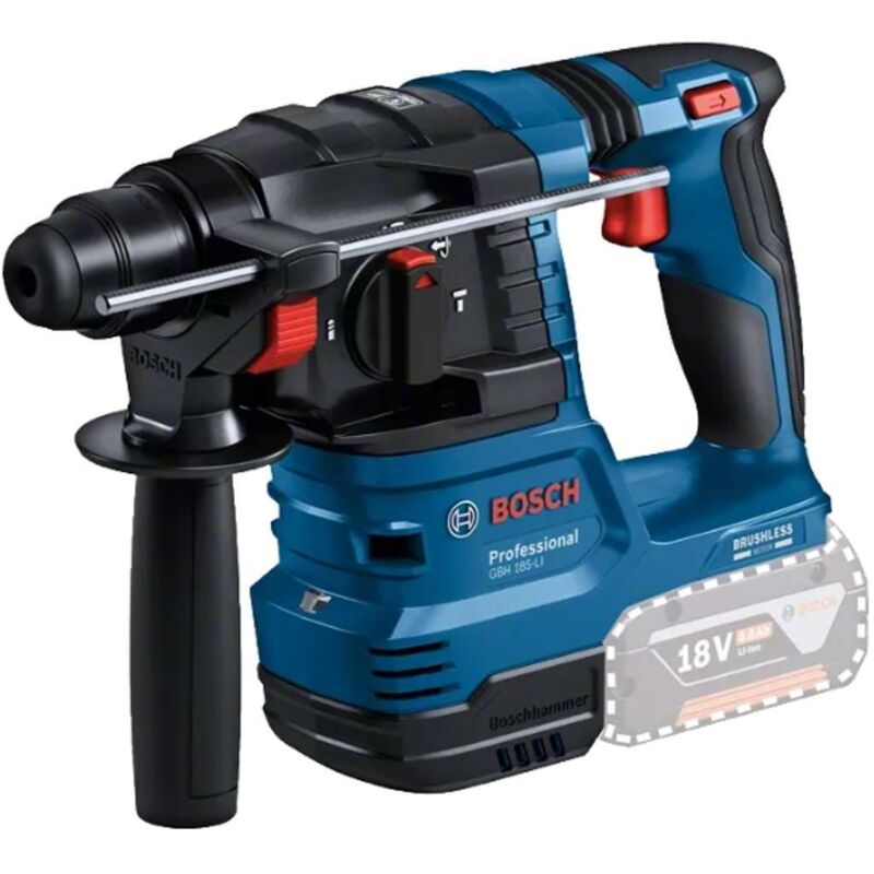Marteau perforateur Bosch GBH 185 LI 18 V 1 9 J SDS plus sans batterie et chargeur - vue 2