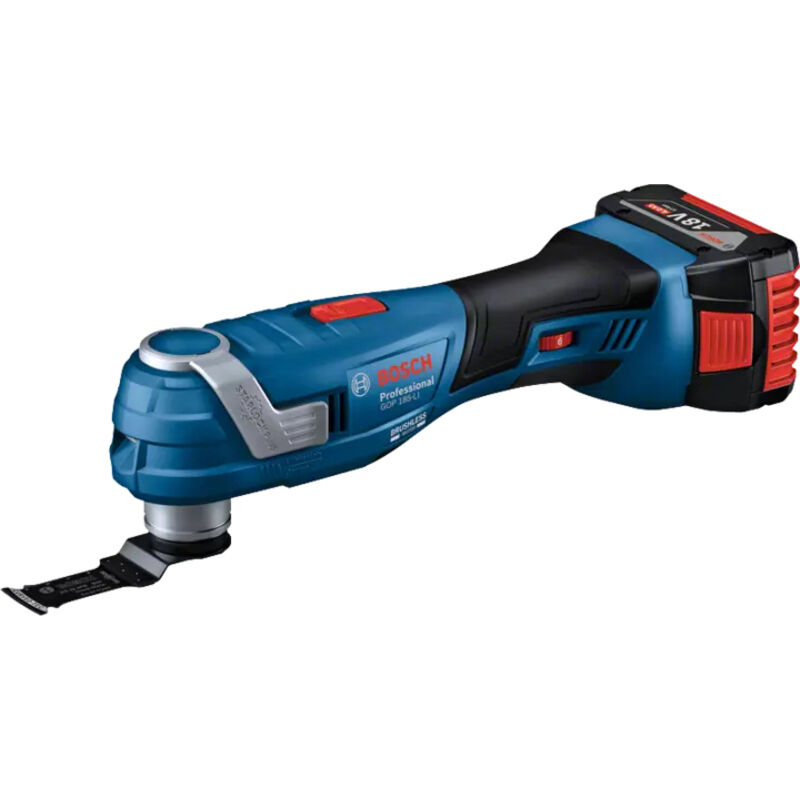 Meuleuse oscillante professionnelle BOSCH AKU GOP 185 LI 0.601.8G2.021 1x4 Ah - vue 2