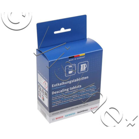 Bosch - pastille détartrantes - 6 blisters avec 2 pcs (18gr) -