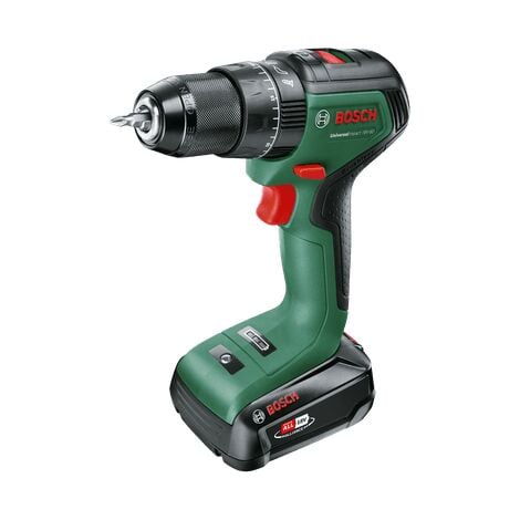 Bosch Perceuse à percussion UniversalImpact 18V-EC 1 batterie 2,0Ah + AL 18V-20