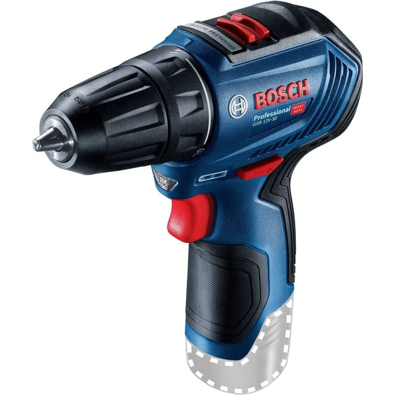 Visseuse perceuse Bosch 10,8V / 12V li-ion gsr 12V-30 Brushless nue
