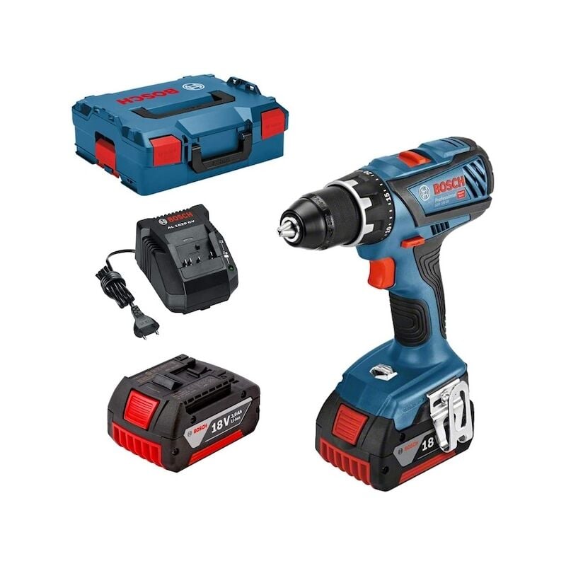 Perceuse-visseuse sans fil 18V 2 batteries 3Ah 63nm GSR 18V-28 L-BOXX X MY36 - BOSCH