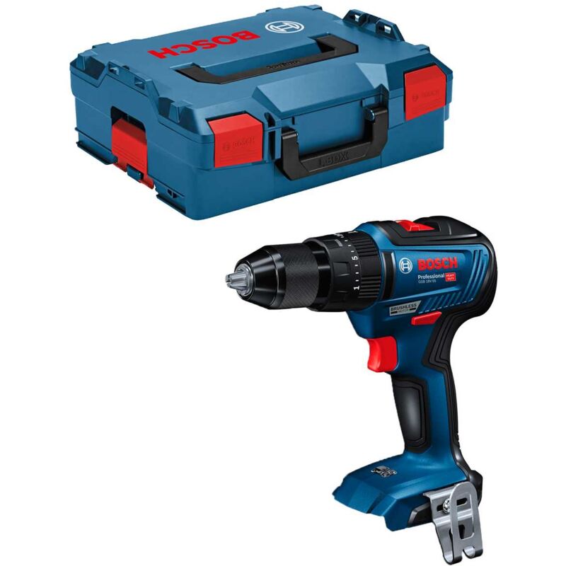 Bosch Professional 18V System perceuse visseuse à percussion sans fil GSB 18V 55 couple max. 55 Nm avec 2 batteries ProCORE18V 4.0Ah chargeur rapide GAL 18V 40 Professional BOXX - vue 3