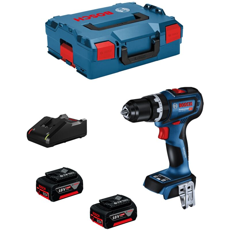 Perceuse visseuse sans fil Bosch Professional 18V GSB 18V 2x4Ah - vue 2