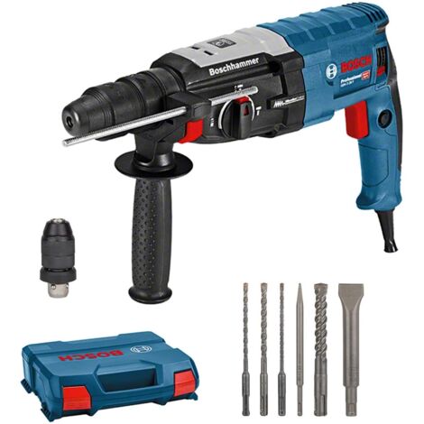 Bosch – Perforateur burineur 880W – Force de frappe 3,2J – Capacité de perçage béton Ø 28mm – SDS-plus avec accessoires L-Case - GBH 2-28 F