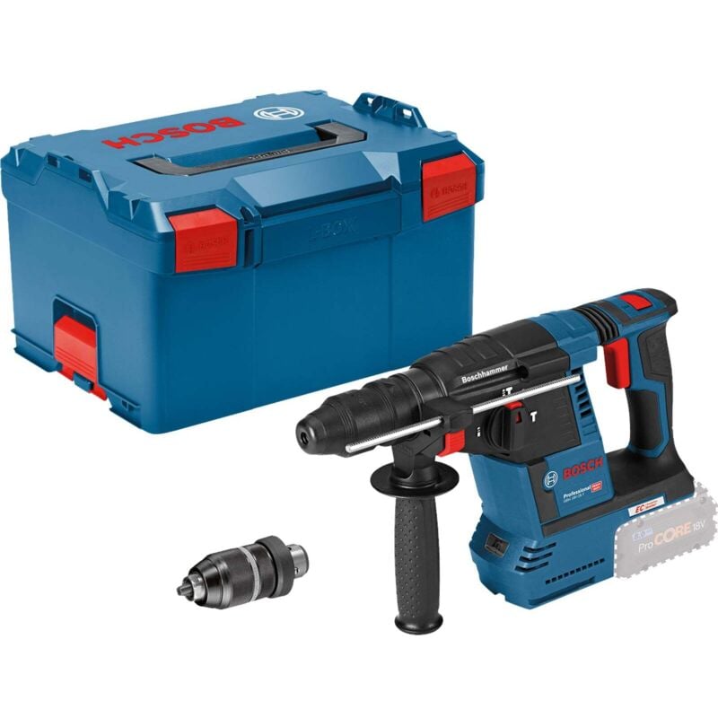 Bosch - Marteau perforateur sans fil gbh 18V-26 f avec sds plus Solo dans L-Boxx - 061191000J