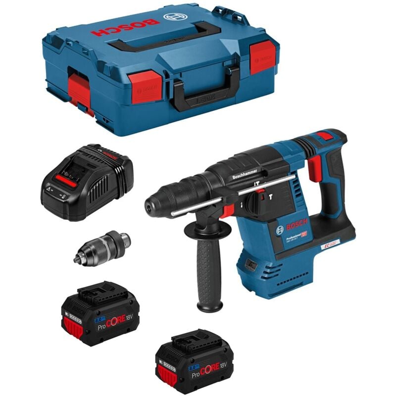 Bosch - Perforateur gbh 18V-26 f (2 x 8,0 Ah ProCORE GAL1880CV L-Boxx 136)