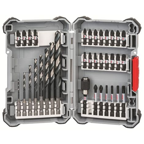 Bosch Pick and Click Impact Control HSS-Spiralbohrer- und Schrauberbit-Set, 35-teilig