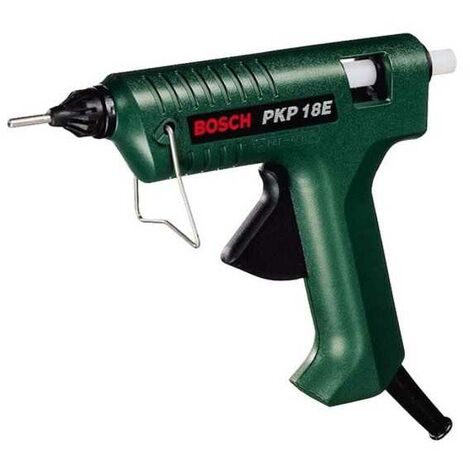 Bosch – Pistolet à colle 20g/min – Temps de chauffe rapide – Contrôle automatique de la température – Ø tube 11mm – Pour bois dur et teck - Pkp18E