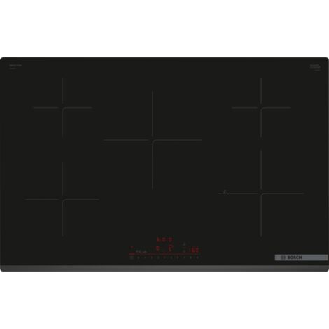 Bosch PIV83KHC1E, Serie 6, Induktionskochfeld, 80 cm, Schwarz, Rahmenlos aufliegend