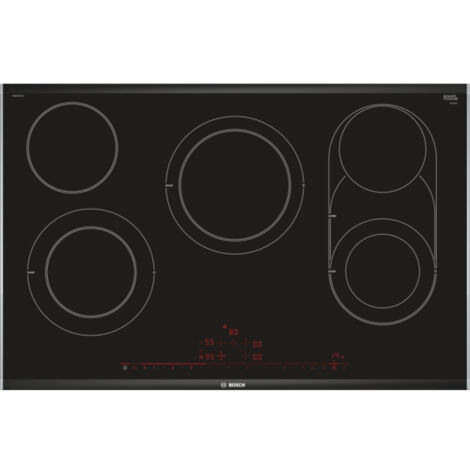 Bosch PKM875DP1D Einbau-Glaskeramikkochfeld autark 80cm Edelstahl