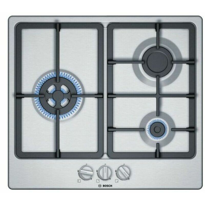 

BOSCH Placa de Gas BOSCH PGC6B5B90 60 cm (3 Fogones)