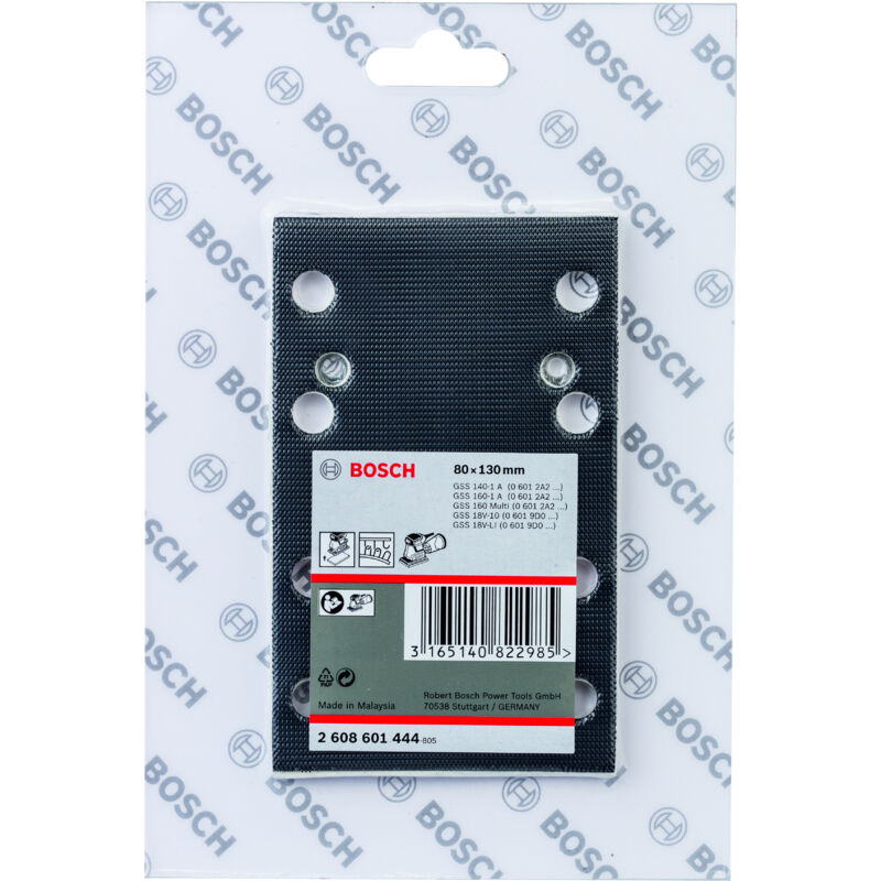 

BOSCH 2608601444 Placa lijadora velcro 80x130:orbital