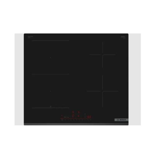 Bosch – Table de cuisson induction 60cm 3 feux 6900W avec technologie PerfectFry – PVS63KHC1E