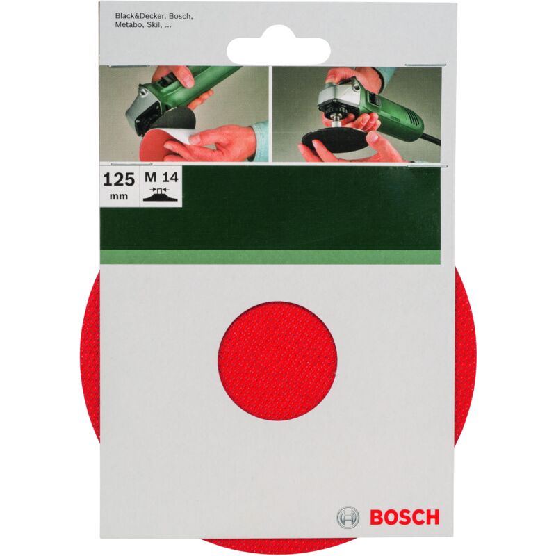 

2609256272 Plato lijador goma amoladora , cierre cardillo, 125 Ø 125 - Bosch
