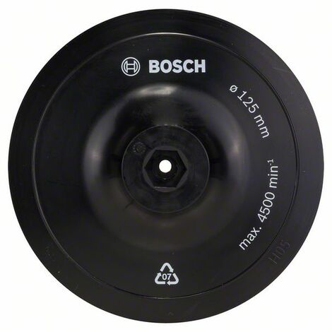 BOSCH 2609256280 Plato lijador taladro, 125 mm cierre cardillo Ø 125 mm