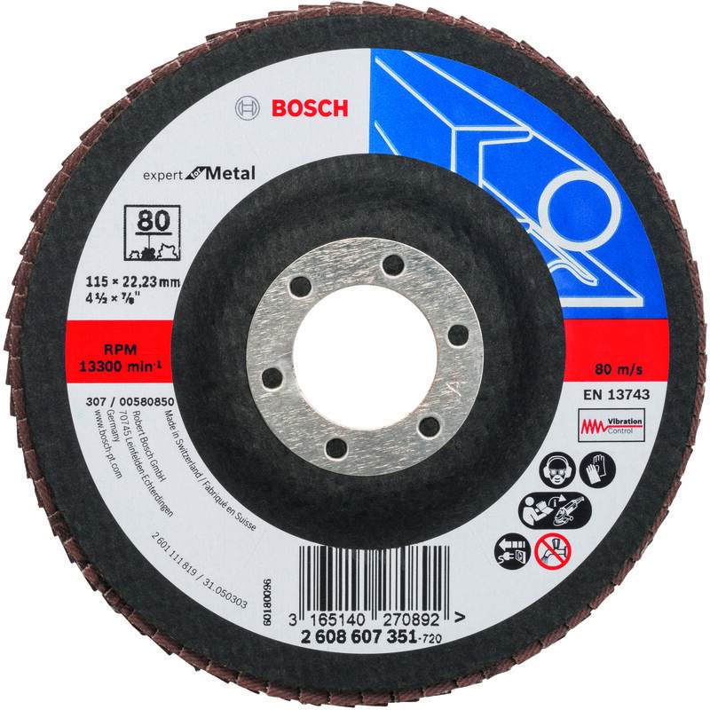 

BOSCH 2608607351 Plato pulidor X551, Expert for Metal Ø 115 mm