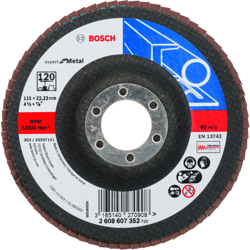 

BOSCH 2608607352 Plato pulidor X551, Expert for Metal Ø 115 mm