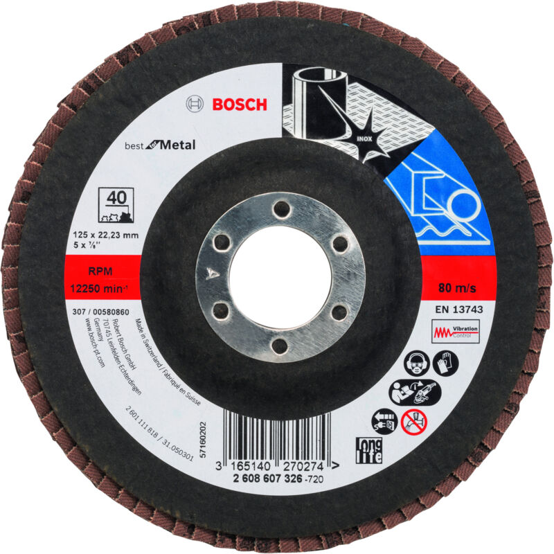 

BOSCH 2608607326 Plato pulidor X571, Best for Metal Ø 125 mm