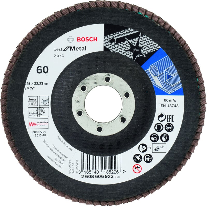 

BOSCH 2608606923 Plato pulidor X571, Best for Metal Ø 125 mm