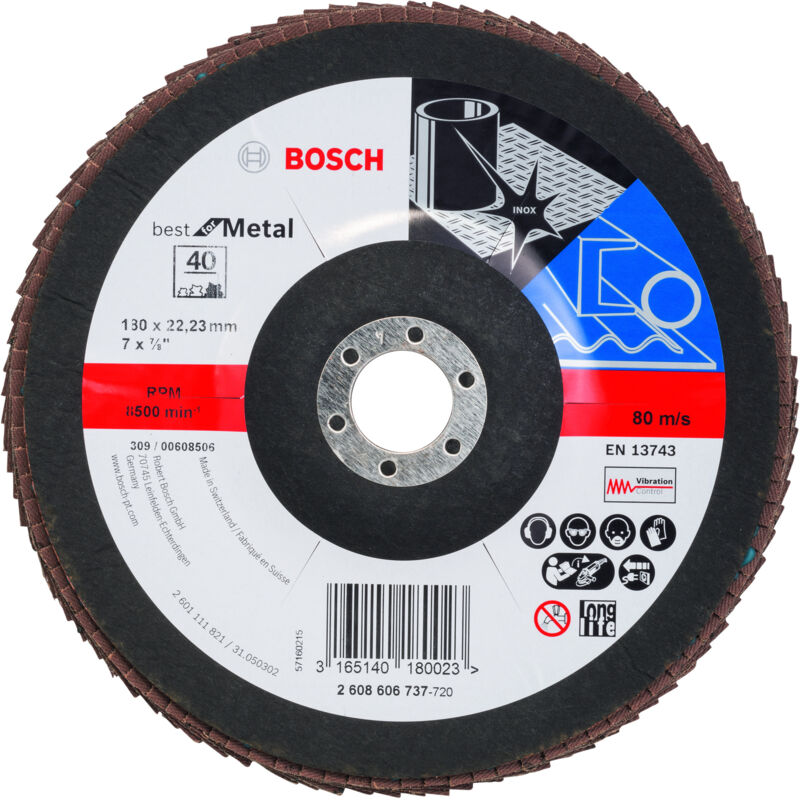 

BOSCH 2608606737 Plato pulidor X571, Best for Metal Ø 180 mm