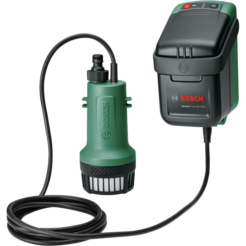 Bosch - Pompe à eau de pluie sans-fil GardenPump 18V-2000