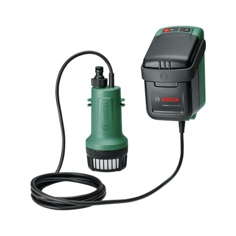 Bosch Pompe à eau de pluie sans-fil GardenPump 18V-2000 avec 1 batterie
