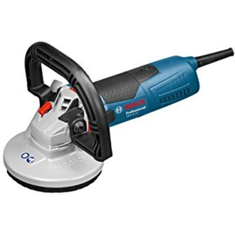 Bosch Professional ponceuse à béton GBR 15 CA avec 3 couronnes à brosses de rechange clé à ergots coudée coffret de transport