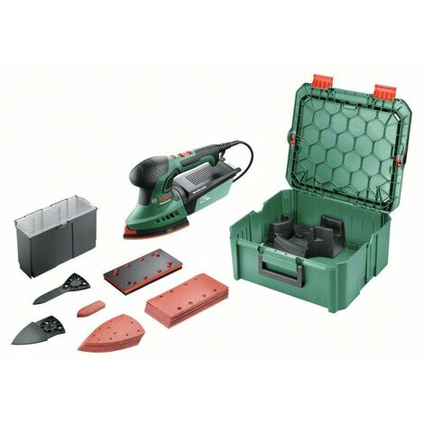 Ponceuse multi Bosch - PSM 200 AES (200 W, dans SystemBox)