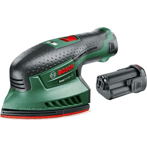 Bosch Ponceuse multi sans-fil EasySander 12 coffret 2 batteries 2,5Ah